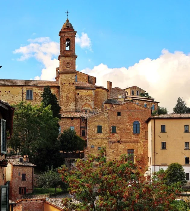 Campanile e tetti di Montepulciano